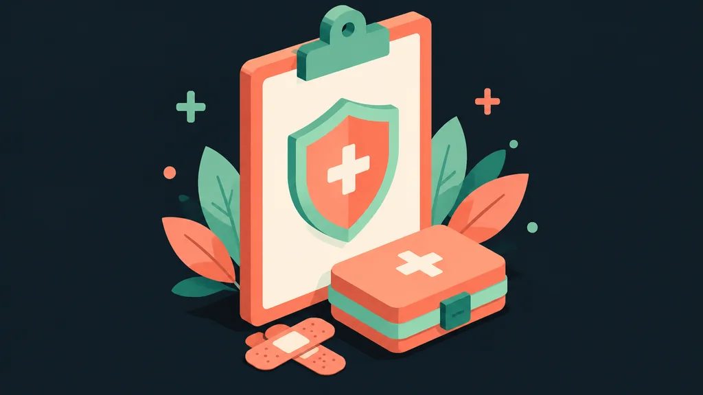 Clipboard with shield and patch kit